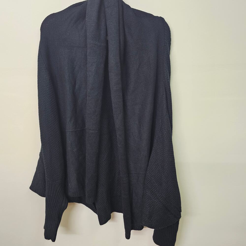 Oversized Black‎ Batwing Sleeve Sweater Women's Plus Size XXL